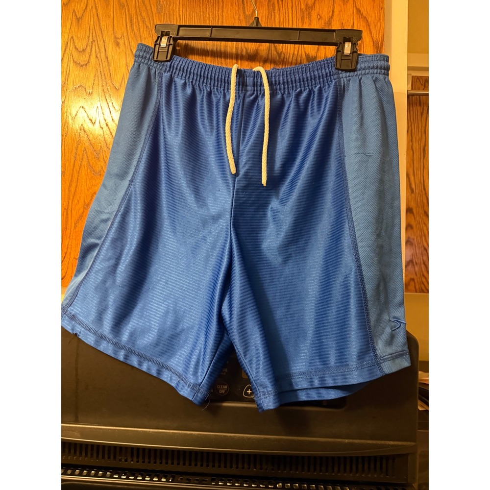 Score by American Soccer Co Mens Blue Athletic Soccer Shorts Adult Medium
